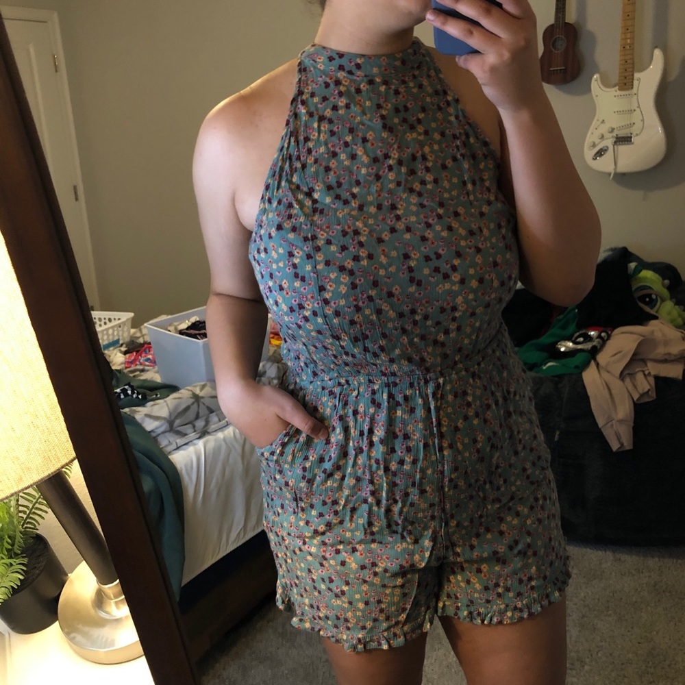 Mossimo Supply Co Floral Romper